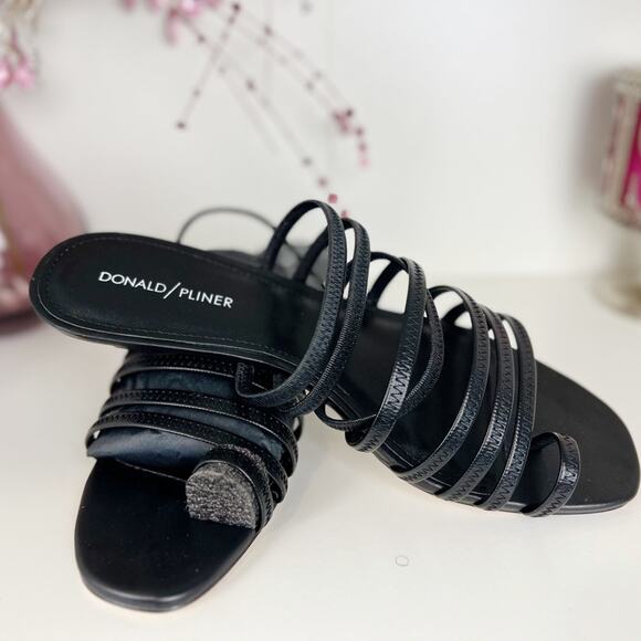 Donald J Pliner Evone Easy Napa Kitten-Heel Mule Sandal Size 10M - Picture 3 of 14